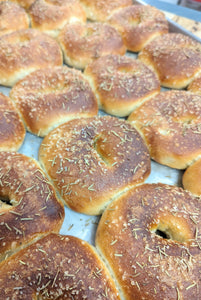 Hand Rolled Bagel 6-Packs (Available on Monday Deliveries Only) (vegan)
