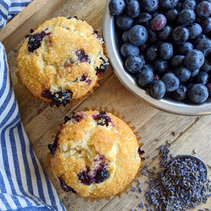 Lemon Lavender Blueberry Muffins (4 Pack)
